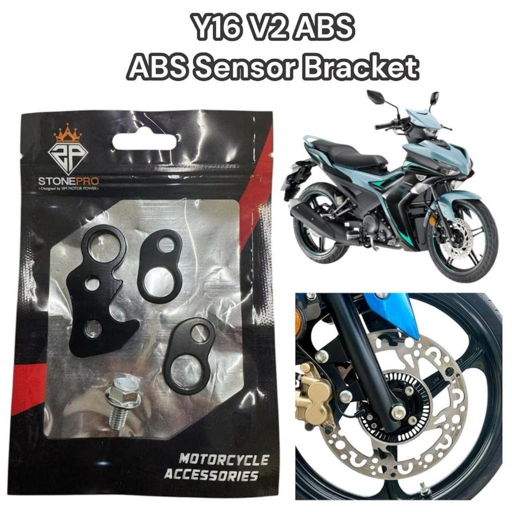 StonePro Y16 V2 วงเล็บเซ็นเซอร์ ABS สีดําสําหรับมอเตอร์ Aksesori Y16ZR