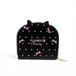 PLAYBOY รุ่น Dotty Coin Bag กระเป๋าสตางค์ใส่เหรียญ รหัส ST-CBS254PB014 สกรีนลายDot กราฟิคโลโก้ มี2สี