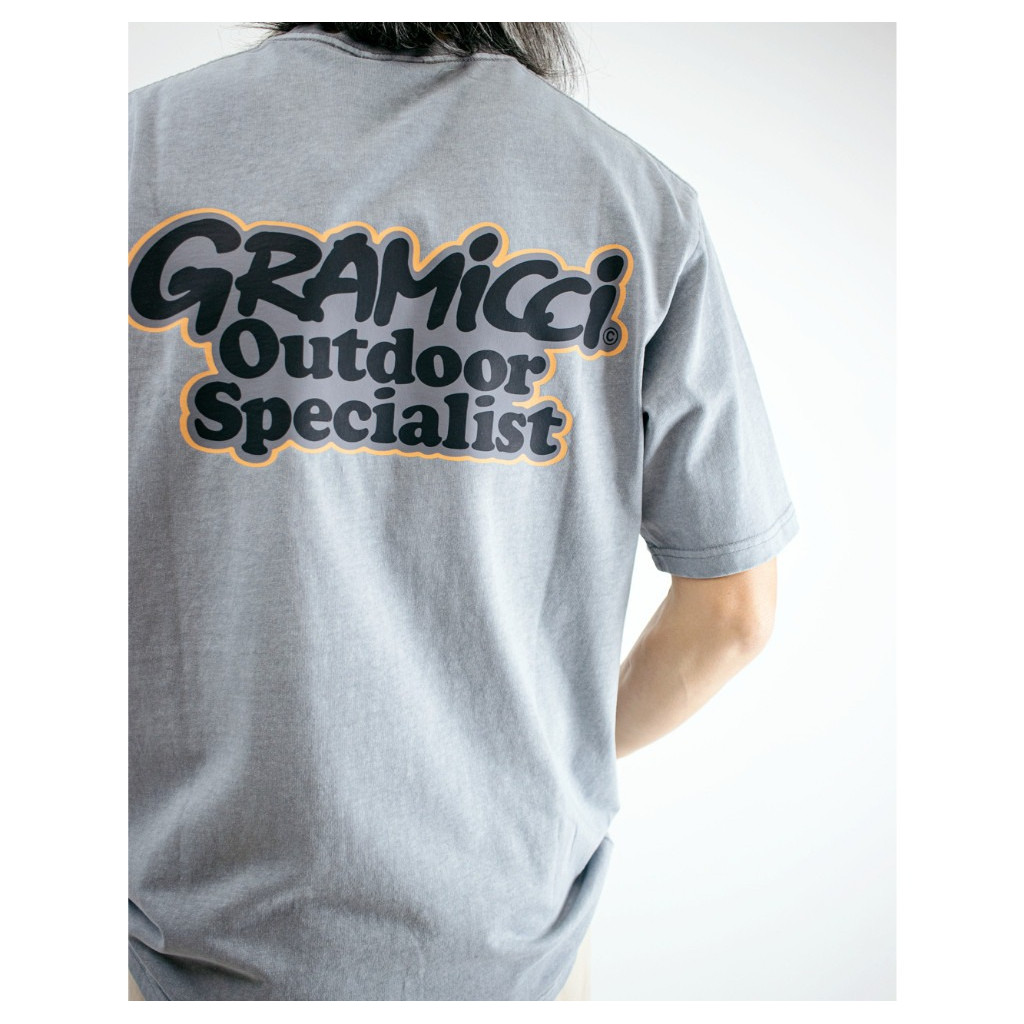 เสื้อยืดGramicci Mountain Casual แขนสั้นคอกลombre ทำจากผ้าฝ้าย100%