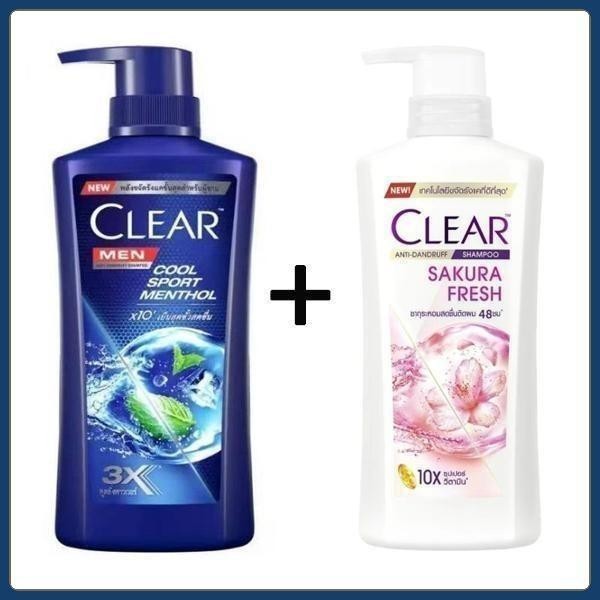 CLEAR  แชมพูขจัดรังแค หลากหลายกลิ่น