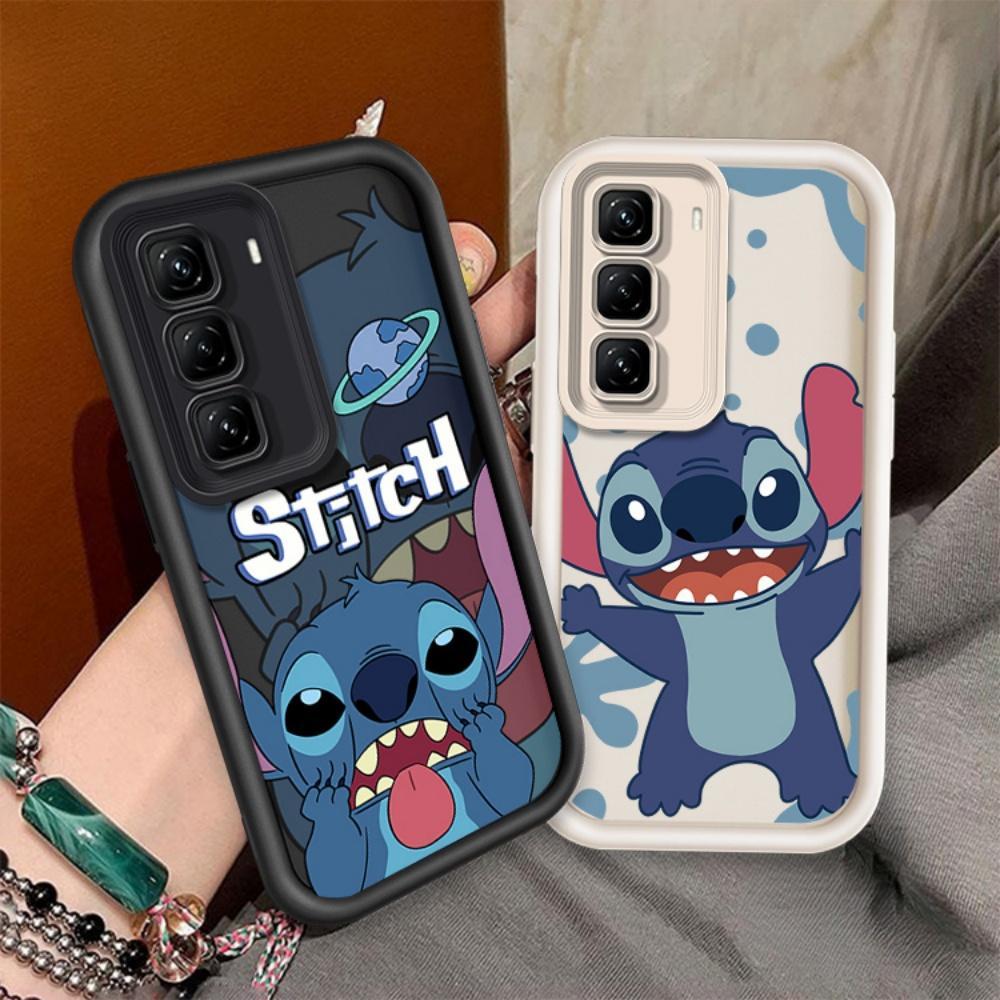 ปลอกสําหรับ INFINIX HOT 50 4G INFINIX X6882 X6882B น่ารักซิลิโคน Stitch กันกระแทก TPU กรณี