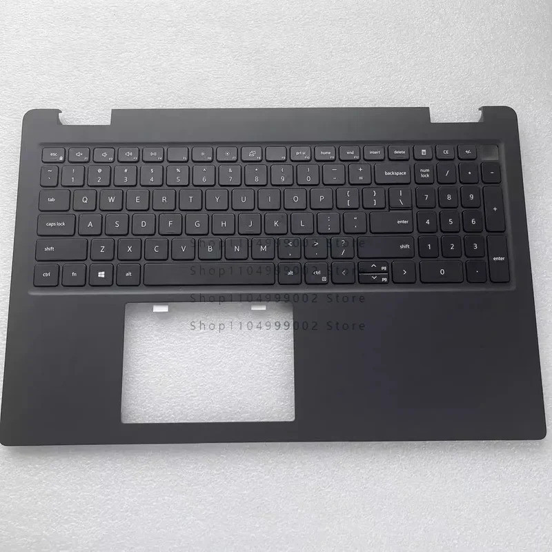 แล็ปท็อปใหม่ Palmrets สําหรับ DELL Latitude 3520 E3520 Palmrest พร้อมแป้นพิมพ์ภาษาอังกฤษ DJP76 0DJP7