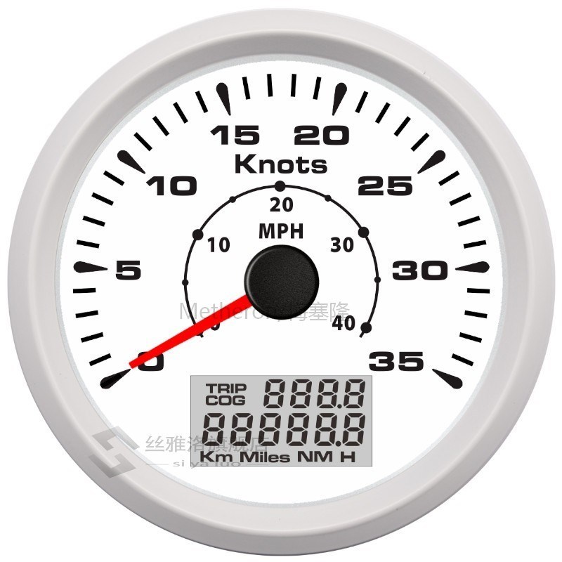 Niversal Marine รถ GPS Speedometer 85 มม. 40 MPH /80 MPH digi