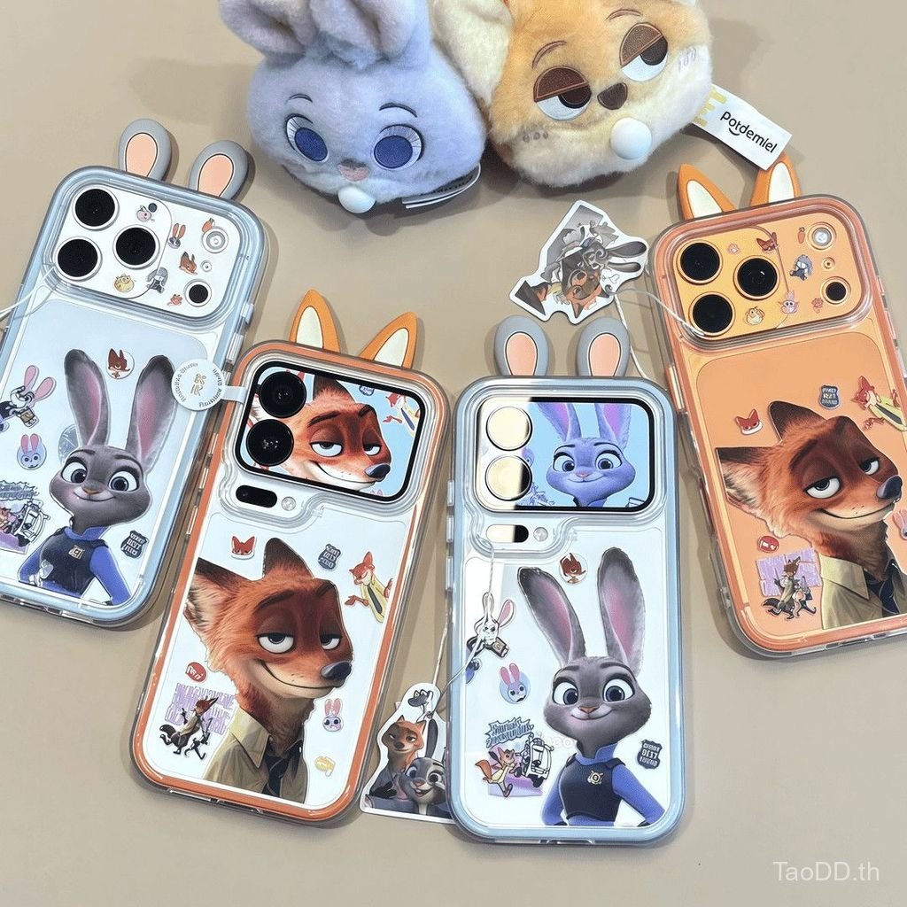 เคสโทรศัพท์เหมาะสําหรับiPhone 7 8 X XS XR XSMAX 11 12 13 14 15 16 17 Pro max Plus Air Judy Nick Ear Shock-Resistantเคสรวมทุกอย่างCBDZ