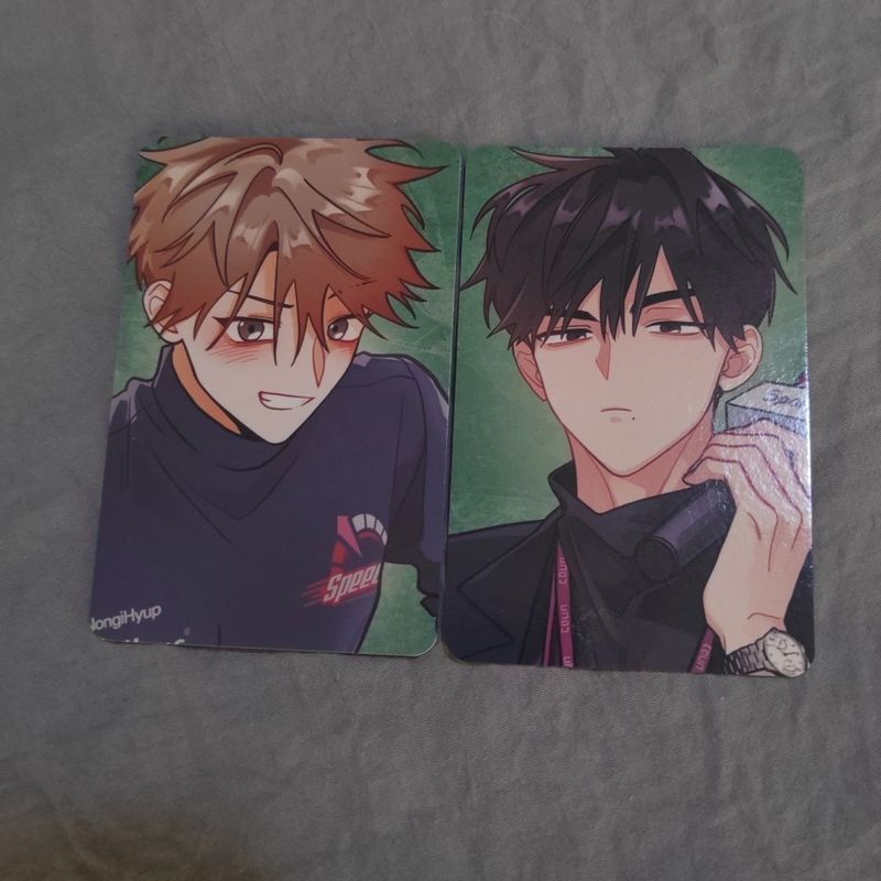 พร้อมส่ง bomtoon เกาหลีมังงะสุ่ม Photocard Pear ดอกไม้ Bloom Love bomtoon สินค้าแข่งรถ Shouhe แมวแมว