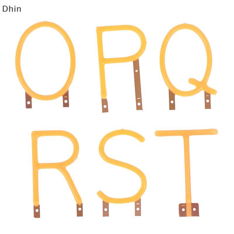 [Dhin] Letter Filament COB LED Filament DC3V เทียน Edison สีเหลืองไดโอด Party ตกแต่งอุปกรณ์เสริม DIY COD - รูปที่ 5