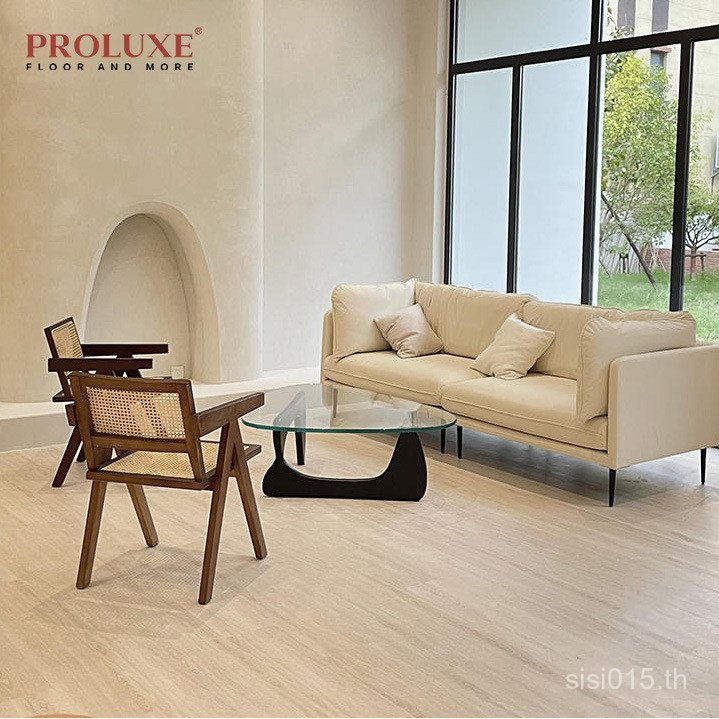 หินคริสตัล Mute spc ชั้น 6.5mm8mmSPC ทนต่อการสึกหรอหินพลาสติกกันน้ํา Refurbishment หนาชั้นการปรับเปล