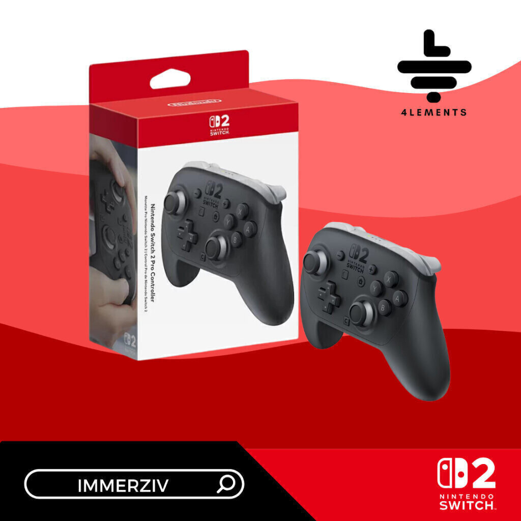 (พร้อมส่ง) NINTENDO SWITCH-2 PRO CONTROLLER (จอยโปรสวิตซ์2) (ประกันซ่อมฟรี 6 เดือน)