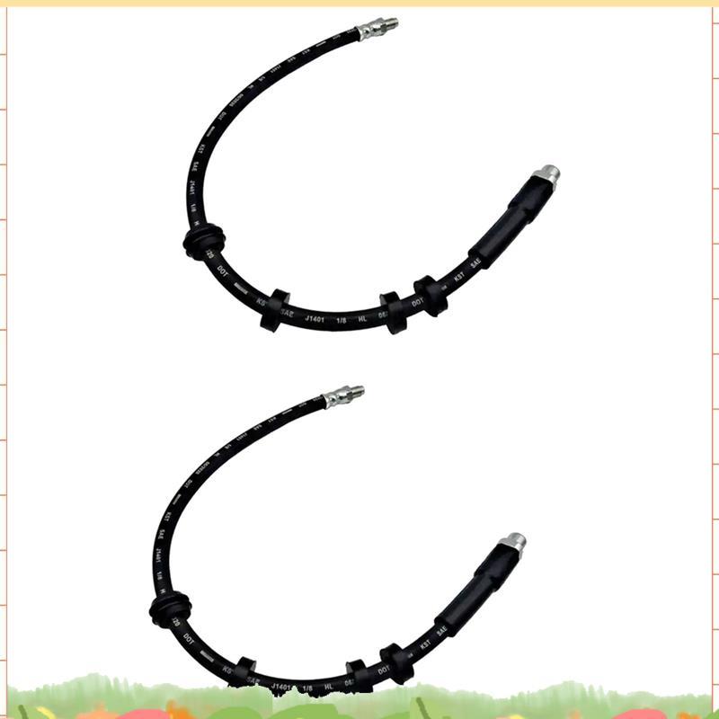 2 ชิ้นสายเบรคหน้าสําหรับ E60 E61 E63 E64 F10 F11 34326767390 34326760909