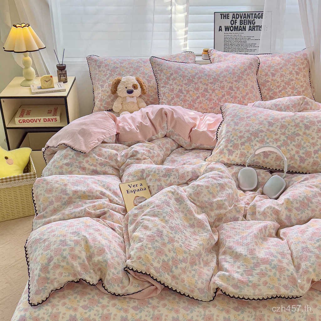 เธอแผ่น2025 Non-ผ้าฝ้าย Four Seasons Universal ผ้าฝ้ายแท้สไตล์ใหม่ x230 ผ้านวม 150x200 ผ้านวมเดี่ยวช