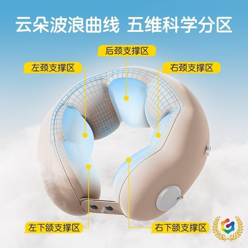 Inflatable Push Type Train U-Shaped หมอนที่นั่งแข็งหมอนรูปตัว U หมอนรองคอแบบพกพา Sleeping เครื่องบิน