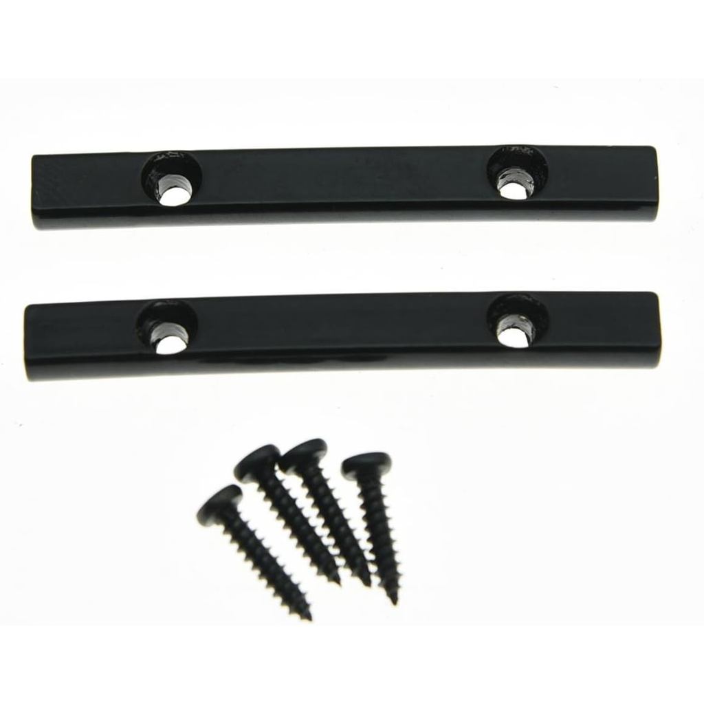 2 ชิ้นสีดํา 44.5 มิลลิเมตรกีตาร์ String Retainer Bar สําหรับ FR กีตาร์