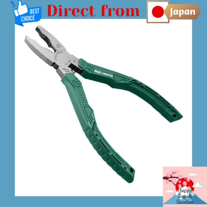 ENGINEER NejiZaurus GT Screw Remover for Stripped/Rounded/Rusted Screws φ3–9.5mm PZ-58 Green [Direct