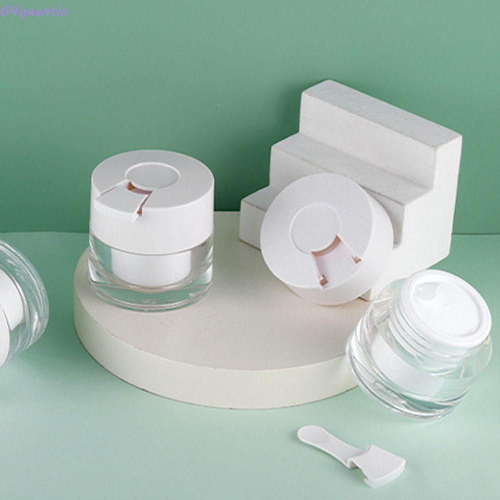 QUENTIN ขวดเครื่องสําอางลิปบาล์มเดินทางที่ว่างเปล่ารองพื้นชนิดน้ําสีขาวคอนเทนเนอร์เครื่องสําอางกันแส