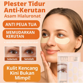 [COD]32pcs Stiker Wajah Anti Kerut Patch Silikon Anti Aging Wrinkle Masker Mata Pengencang dan Pelembap/Masker Mata Tidur dengan Asam Hialuronat/Firming Essence Moisturizing eye mask/Untuk Wajah / Dahi / Leher / Rahang