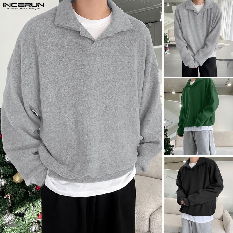 INCERUN เสื้อกั๊กลายคอปกสไตล์เกาหลีสำหรับผู้ชาย ดีไซน์สบายๆ เหมาะใส่วันธรรมดา - รูปที่ 2