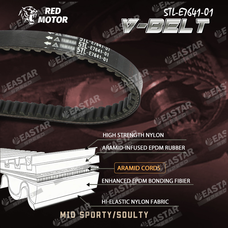 (5TL-E7641-01) สายพาน 5TL Mio ,fino ,nouvo Mx  อินโด