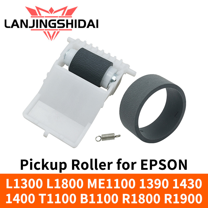 Pickup Roller สําหรับ Epson L1300 L1800 ME1100 1390 1430 1400 T1100 B1100 R1800 R1900 กระดาษ Feeder ยาง