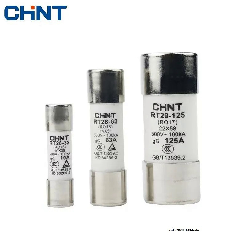 10pcs CHINT RT28-32 RT28-63 RT29-125 ฟิวส์ R015 R016 RT28 RT14 RT18 RT29 RT36 10*38 14*51 22*58 R017
