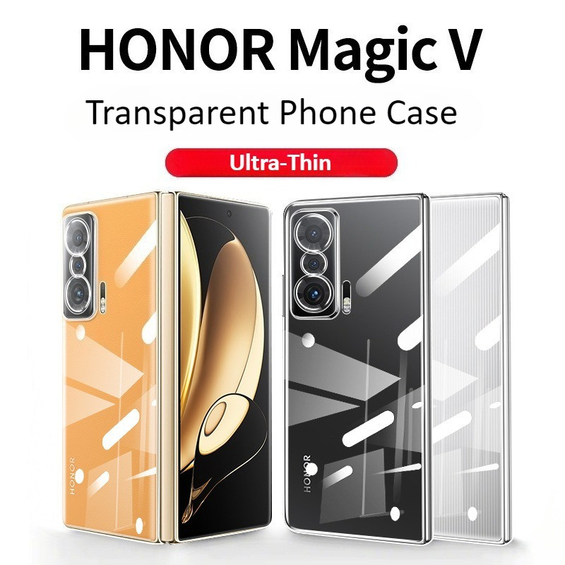 สําหรับ Honor Magic V5 V3 V2 Vs3 Vs2 V โปร่งใส PC Hard เคสโทรศัพท์ magic v5 v3 v2 vs3 vs2 Ultra-thin