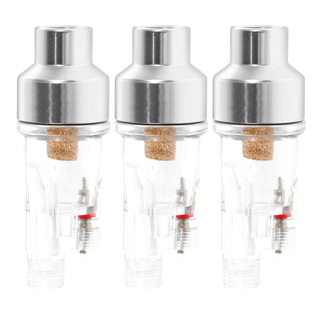 3 ชิ้น Airbrush Water Separator Airbrush Air Filter 1/8 นิ้วสําหรับ Iwata สําหรับ Devilbiss สําหรับ 