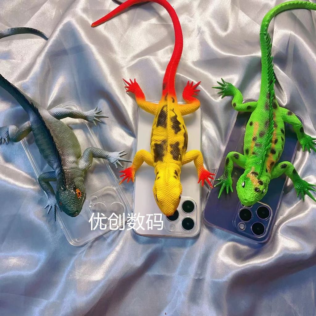 Samsung S26 Ultra S25 Ultra S24 Ultra S23 Ultra S22 Ultra TikTok-สไตล์เล่นตลกจําลอง 3 lizard,เหมาะสํ