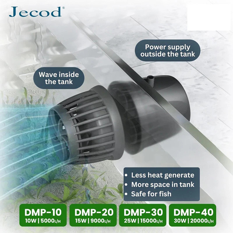 Jecod Jebao DMP Wave Making Pump Bluetooth สําหรับถังปลาน้ําเค็มน้ําจืด DMP-10/20/30/40 Aquarium Wav