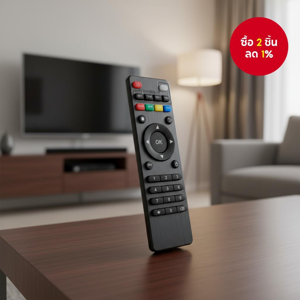 รีโมทควบคุม H96 สำหรับ MXQ (Amlogic S805/S905), MXQ Pro, MXQ PRO 4K, M8, M8C, M8N, M9C, M10, T95, T9