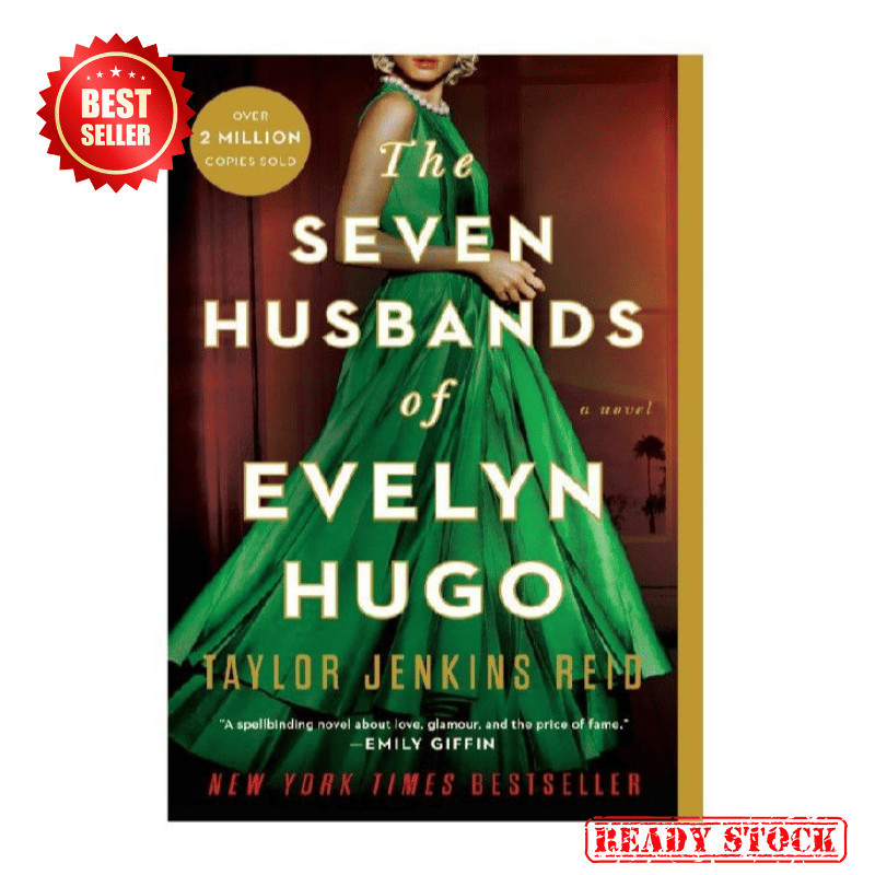 The Seven Husbands Of Evelyn Hugo โดย Taylor Jenkins Reid หนังสือนวนิยายภาษาอังกฤษ