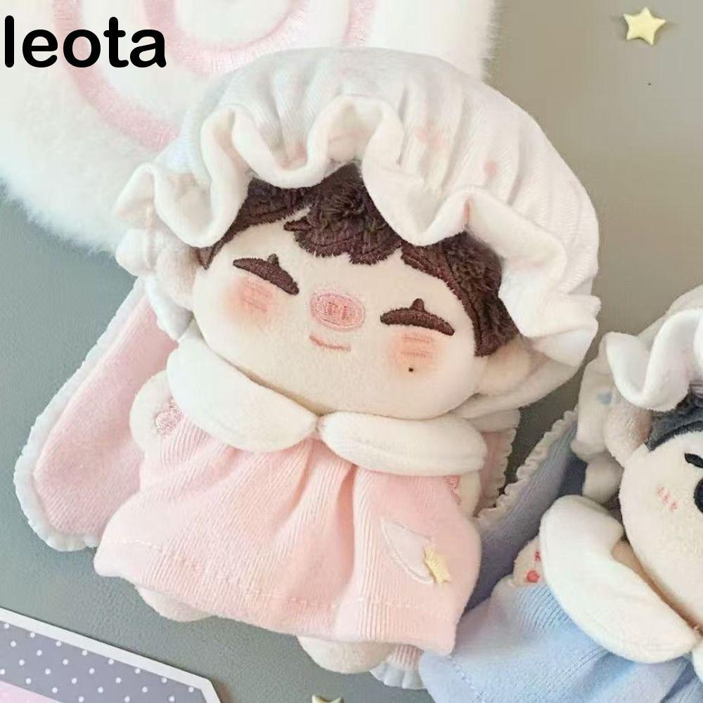 LEOTA Cotton Dolls Clothes Set, Bunny Costume Cartoon 10cm Cotton Doll Clothes, Doll Cross-Dressing 