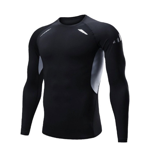 Sporst เสื้อบีบอัดของผู้ชายสำหรับเสื้อกั๊กกีฬาบาสเกตบอลฟิตเนสDrifit รัดกล้ามเนื้อยืดหยุ่นสูงแห้งเร็ว(ส่ง กทม)