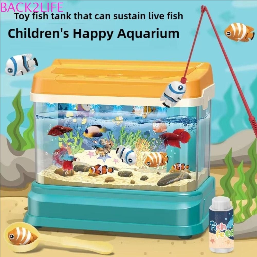 Back To Life Artificial Aquarium Toy Creative Cartoon Simulation Fish Tank Toy Easy To Use Cute With