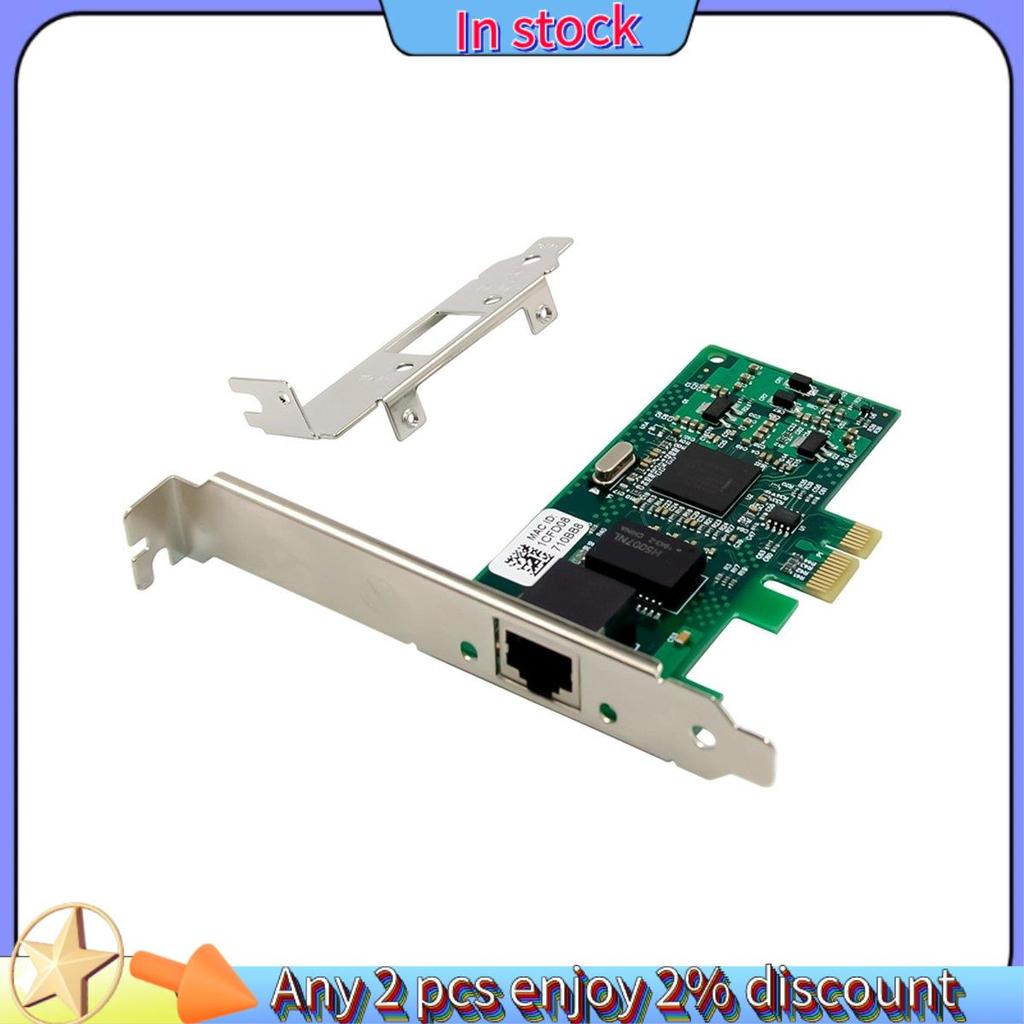 ในสต็อก-Gigabit การ์ดเครือข่าย 82573L PCIE-X1 พอร์ตเดี่ยว RJ45 การ์ดอีเธอร์เน็ต Gigabit ความเร็วสูงส