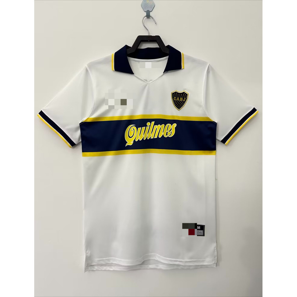AAA+1996-97 Boca Juniors Retro Football Sports Short Sleeve T-Shirt