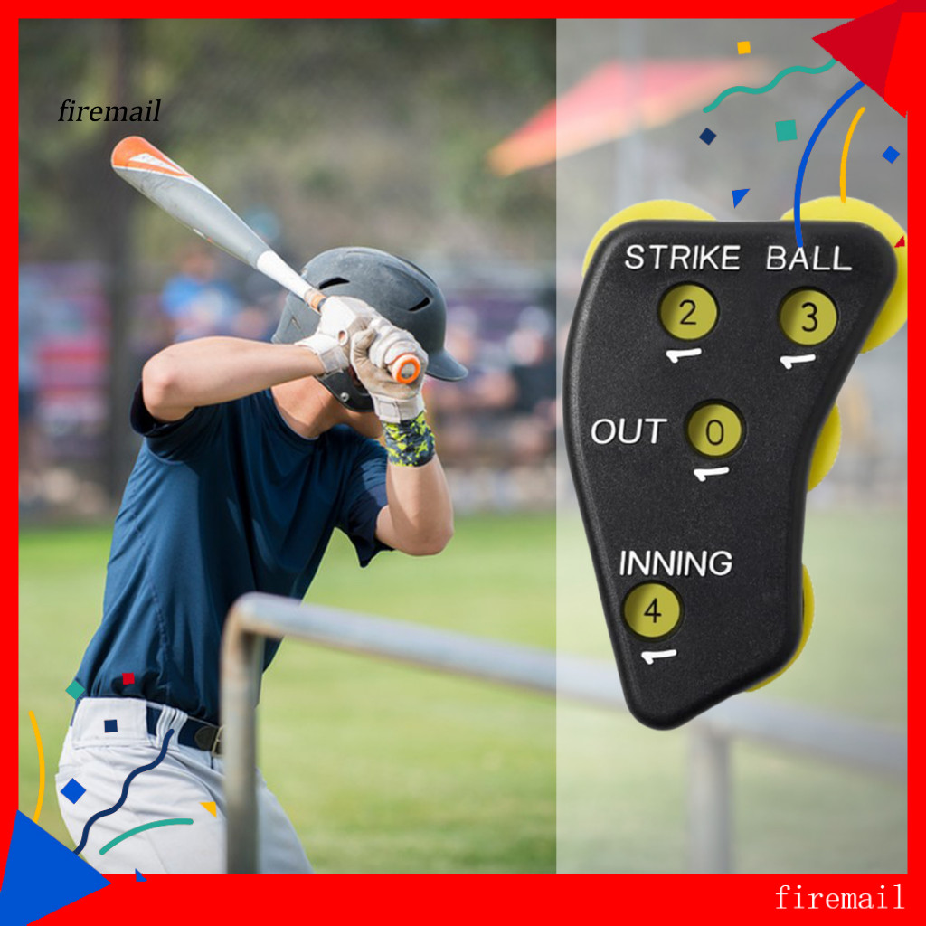 [FM] เคาน์เตอร์ขว้างขนาดฝ่ามือ Umpire Pitch Counter 4 ล้อเบสบอล Umpire Clicker ซอฟท์บอลผู้ตัดสินเคาน