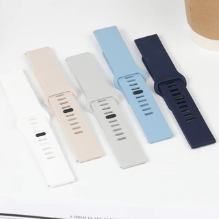 22มม. สายซิลิโคน for Redmi Watch 5 Active/ Mi Watch 5 Lite เปลี่ยนสายยาง for Smartwatch Huawei/Samsung/Aolon/Itel สายรัด