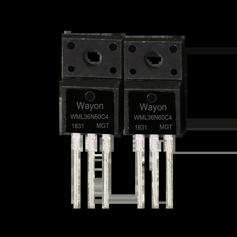 10PCS WML36N60C4 TO-220F 36A 600V นําเข้า Original Quick Delivery