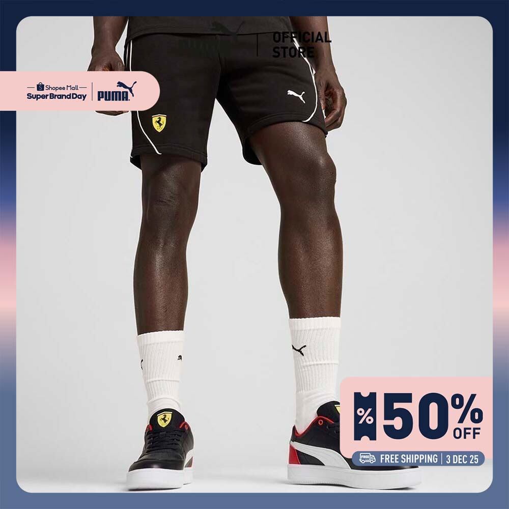 PUMA AUTO - กางเกงขาสั้นผู้ชาย  Race สีดำ  62705101