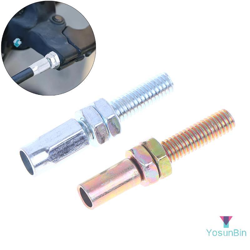 YosunBin] 10 ชิ้น M6 สกรูมอเตอร์ไซด์สายคันเร่งอะไหล่ M6 สกรูกลวงสายคันเร่ง Kart คันเร่งสําหรับเครื่องจักรการเกษตรอุปกรณ์เสริมใหม่