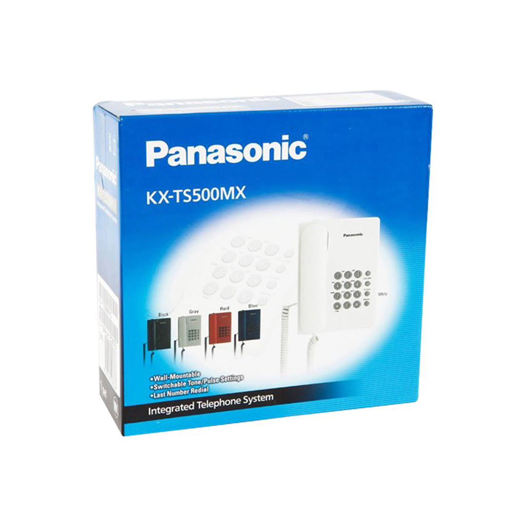 โทรศัพท์บ้าน Panasonic KX-TS500MX โทรศัพท์สํานักงาน