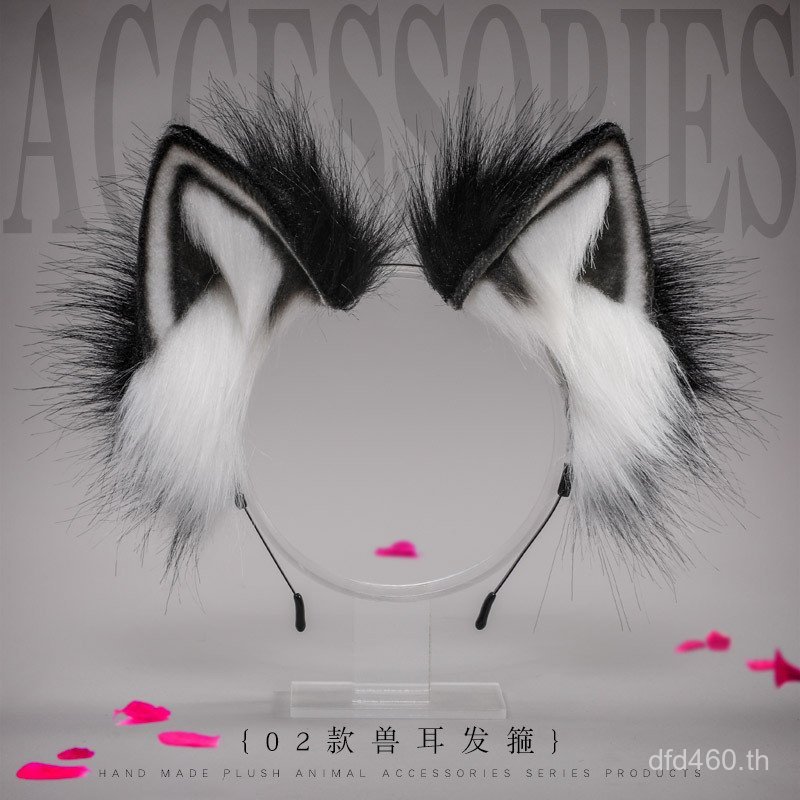 ผ้าโพกศีรษะ Lolita ตุ๊กตาแมวหู 8MJF