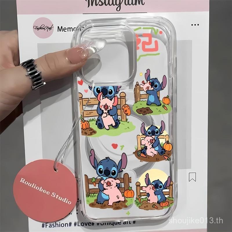 SAMSUNG การออกแบบการ์ตูนหมูเย็บสําหรับSamsung A06 A56 A15 20ULTRA A36 A35 A14 A23 10PLUS A55 A16 A54