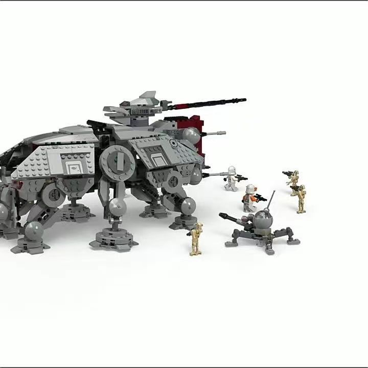 ใช้งานร่วมกับ Lego 75337 Star Wars Series AT-TE Walker เด็กการศึกษาประกอบอาคารบล็อกของเล่นของขวัญใช้