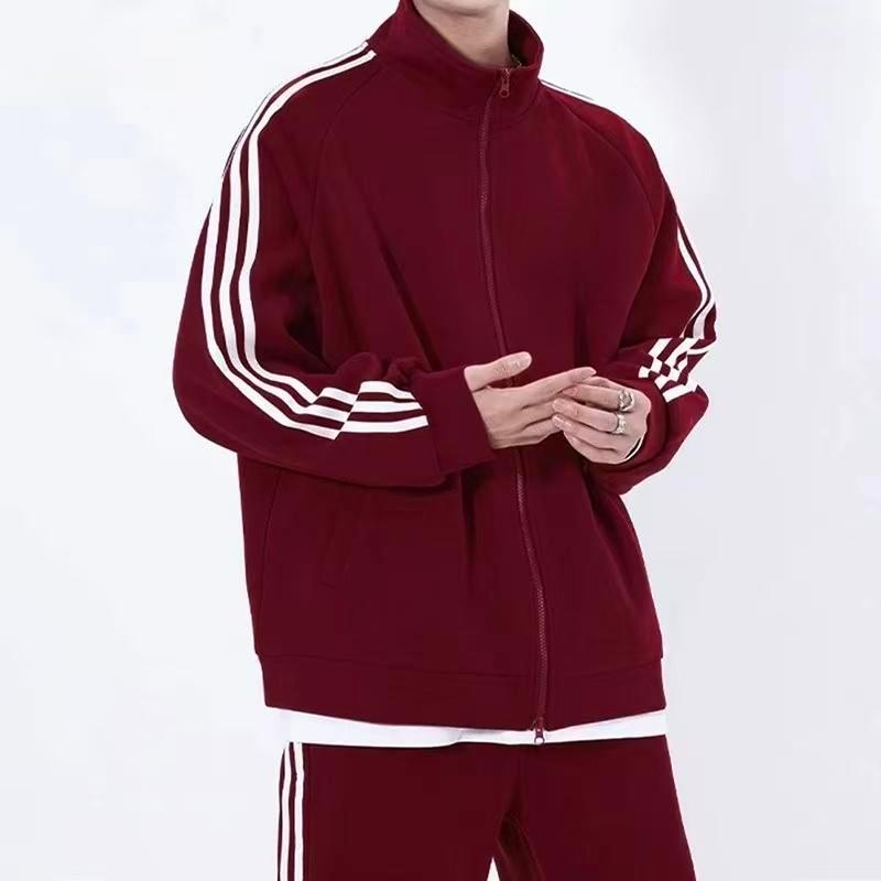 Trendy.Man เสื้อแจ็คเก็ตกันหนาวแขนยาวมีซิป S-5XL