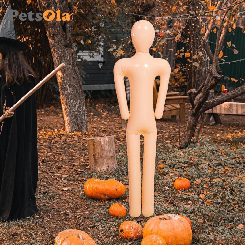 [Koolsoo2] Inflatable Mannequin คอสเพลย์ 4.9ft ฮาโลวีนเครื่องแต่งกาย Prop Inflatable DIY ตกแต่งฮาโลว