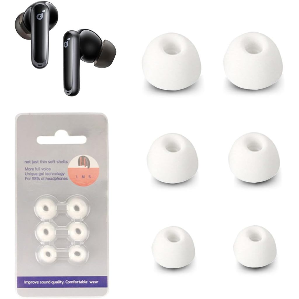 เปลี่ยนหูฟังสําหรับ Soundcore P40i โดย Anker,NOUKAJU หูฟังซิลิโคน,S/M/L 3 ขนาด, Earbuds Tips สําหรับ