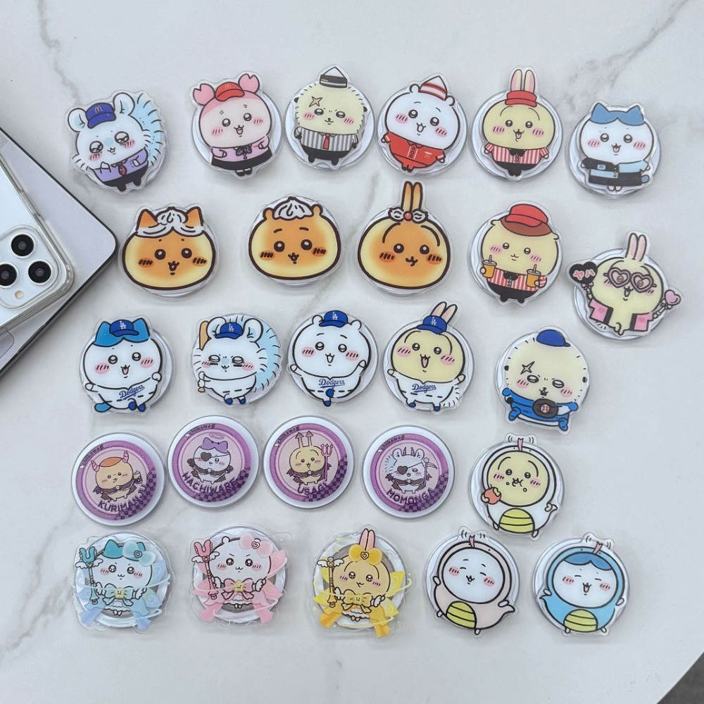 การ์ตูน Chikawa Usagi Hachiware Rakko Kurimanju Magnetic Attraction Phone Grips Bracket Holder สําหร