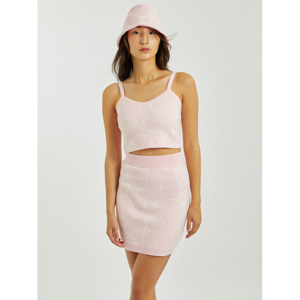 AIIZ (เอ ทู แซด) - AIIZ เสื้อกล้ามผู้หญิงผ้าทอลาย AIIZ Women's Jacquard Tank Top