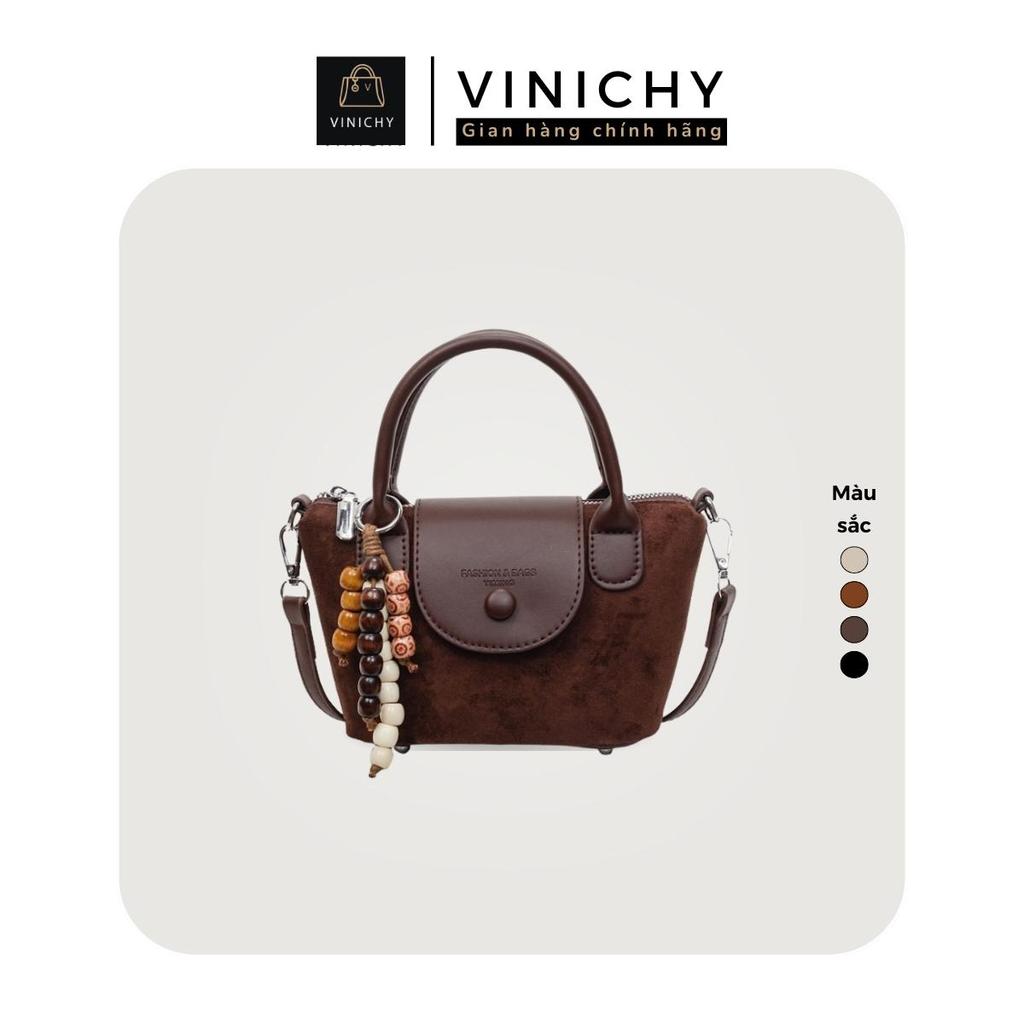 กระเป๋าสะพายข้างและสะพายไหล่ผู้หญิง VINICHY ขนาด 18cm HA818