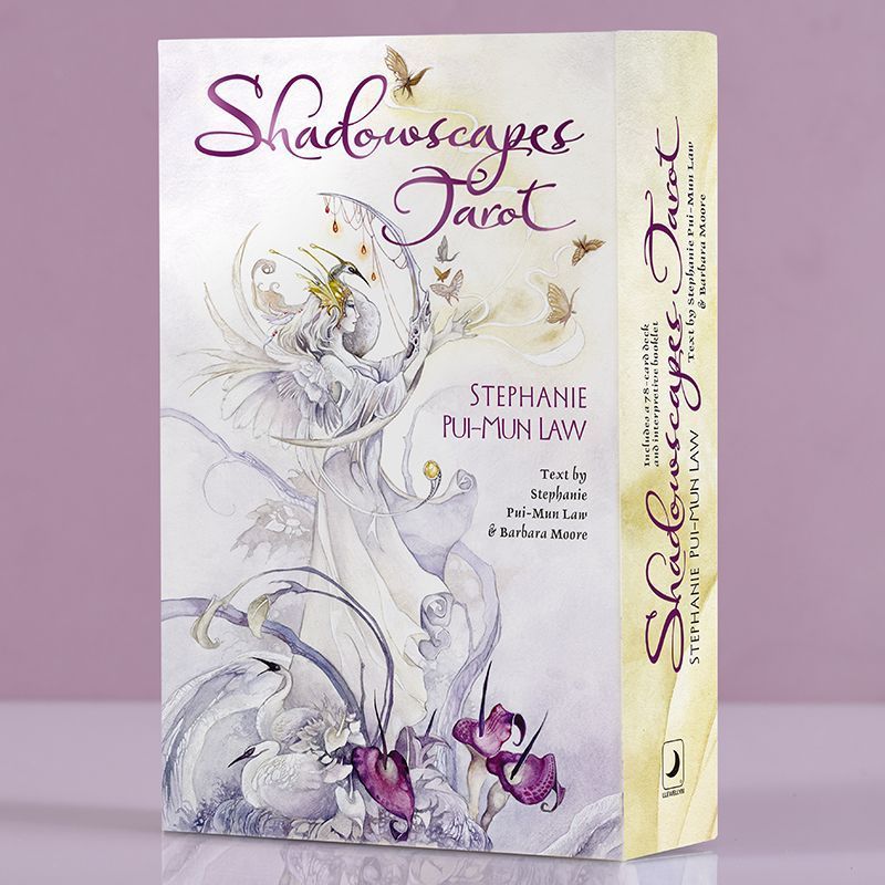 Shadowscapes Tarot Flower Shadowscapes Tarot เวอร์ชันภาษาอังกฤษ การ์ดปัญญา การ์ดเกมกระดานของแท้ t